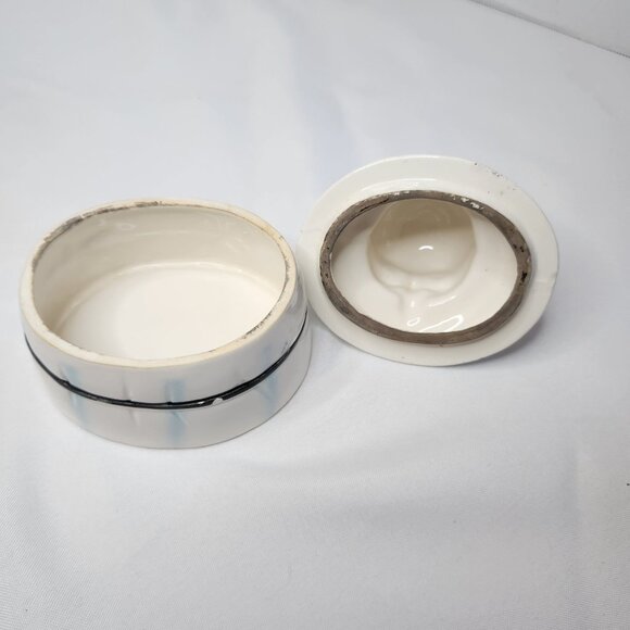 Vintage 1950's Ceramic "His" Chopper Hopper Denture Holder Mid Century - Picture 7 of 8